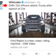 The now-deleted tweet sent out by WikiLeaks early Monday morning purporting to be about the CIA and Donald Trump, but linking to an ad for the Ford Raptor (Screenshot)